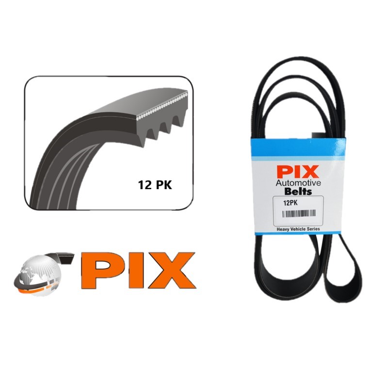 12PK Ribbed Automotive Belt PIX (12PK-2215 - 12PK-2215)