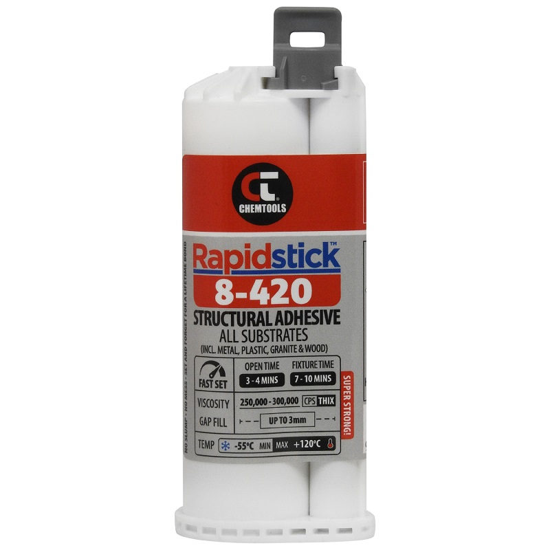 Rapidstick 8-420 Structural Adhesive (All Substrates) (8-420-50 - 50ml 1:1 Dual Cartridge)