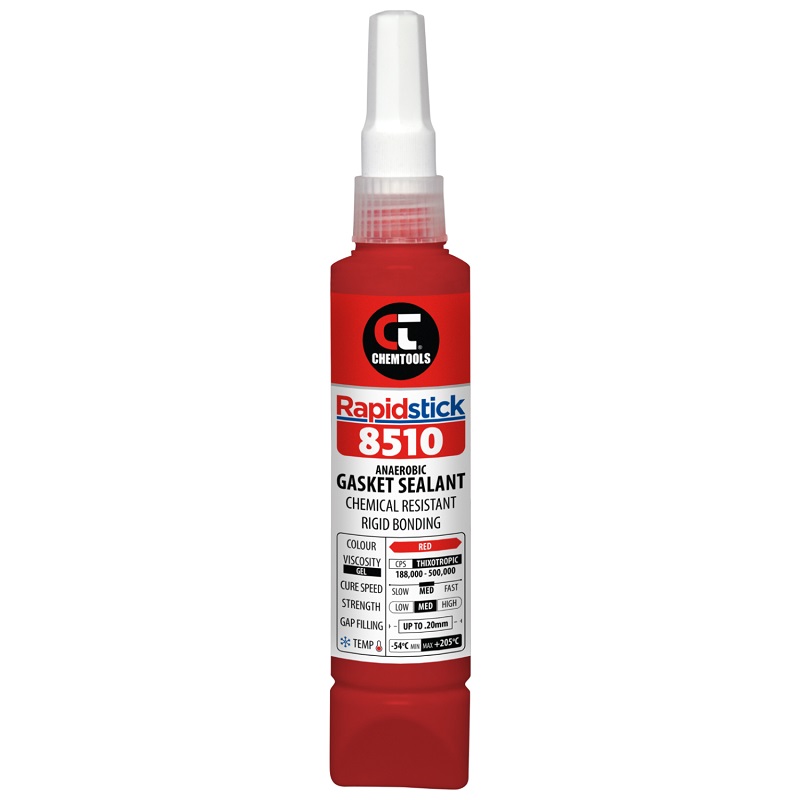 Rapidstick 8510 Gasket Sealant (Chemical Resistant, Rigid Bonding) (8510-250 - 250ml Tube)