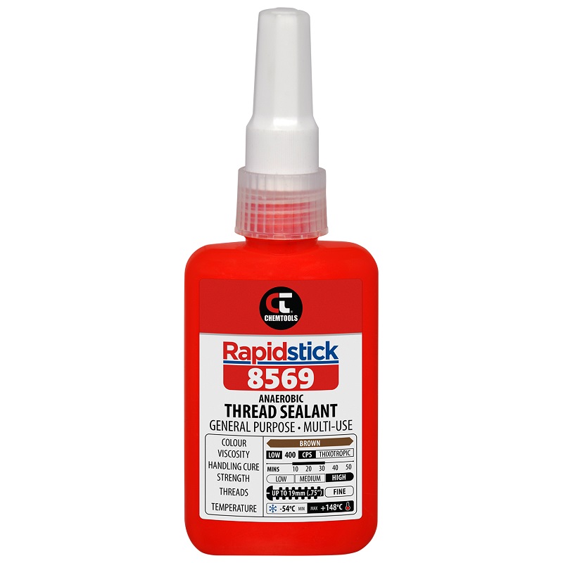 Rapidstick 8569 Thread Sealant (General Purpose, Multi-Use) (8569-50 - 50ml Bottle)