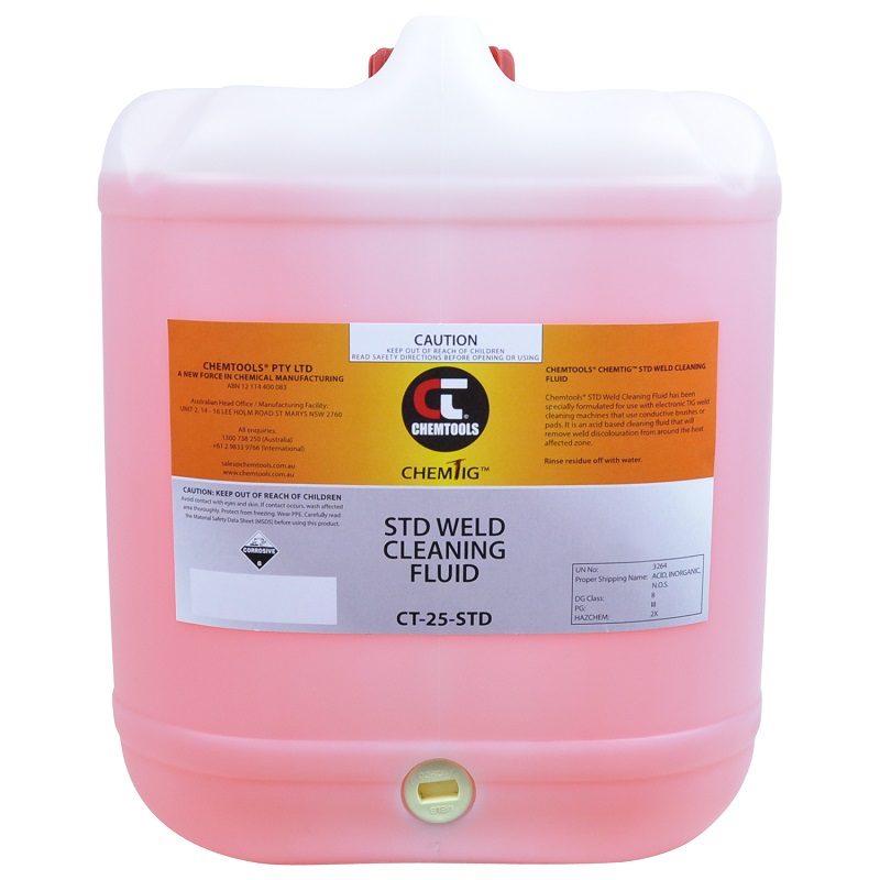 ChemTig Acid-Based Weld Cleaning Solution (CT-25-STD-20L - 20 Litres)