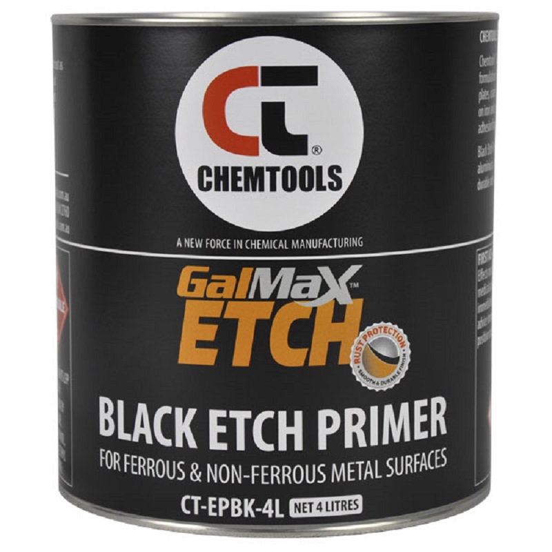 GalMax ETCH Black Etch Primer (CT-EPBK-4L - 4 Litres)