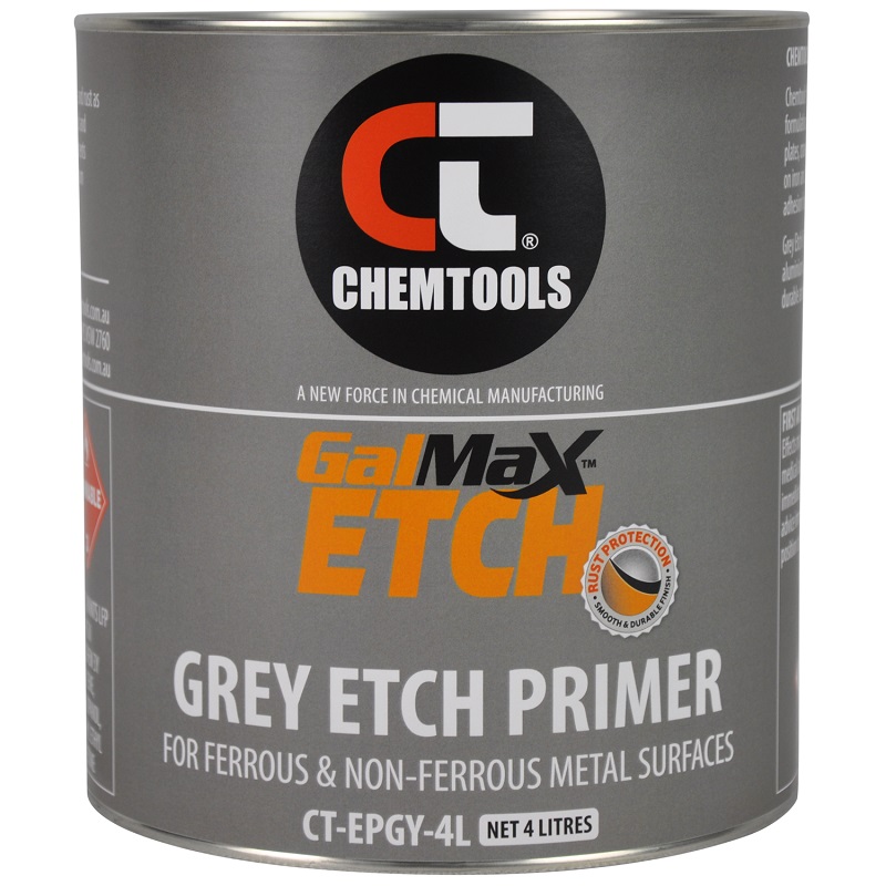 GalMax ETCH Grey Etch Primer (CT-EPGY-4L - 4 Litres)
