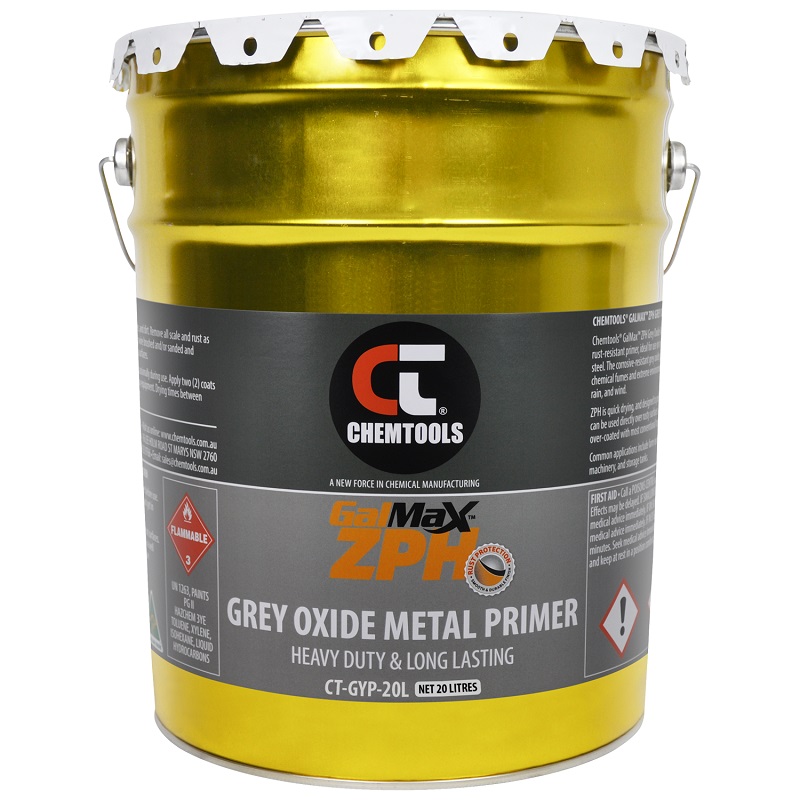 GalMax ZPH Grey Oxide Metal Primer (CT-GYP-20L - 20 Litres)