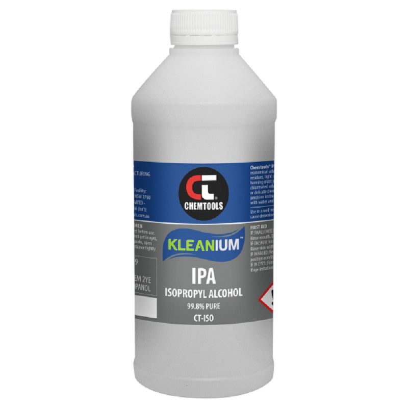 Kleanium 99.8% Pure IPA Isopropyl Alcohol (Isopropanol) (CT-ISO-1L - 1 Litre)