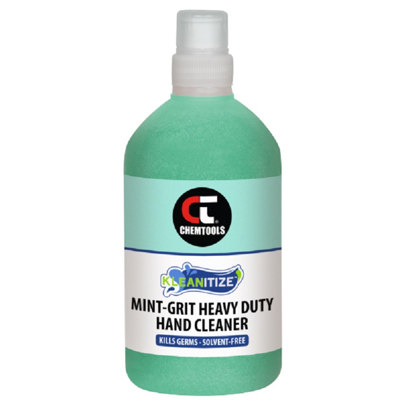Kleanitize Mint-Grit Heavy Duty Hand Cleaner (CT-MHC-500ML - 500ml Squirt Bottle)