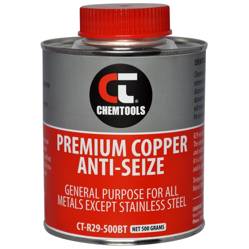 DEOX R29 Premium Copper Anti-Seize (CT-R29-500BT - 500g Brush Top)