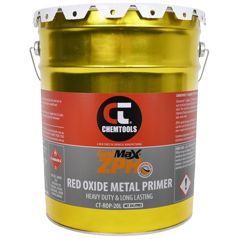 GalMax ZPH Red Oxide Metal Primer (CT-ROP-20L - 20 Litres)