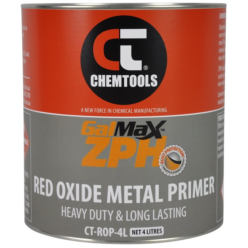 GalMax ZPH Red Oxide Metal Primer (CT-ROP-4L - 4 Litres)