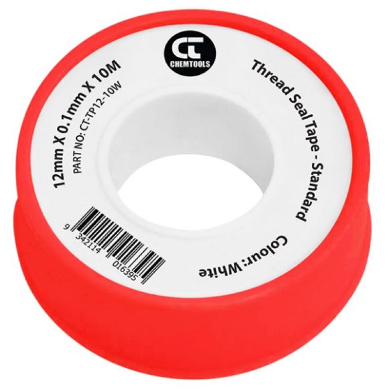 PTFE Thread Seal Tape (CT-TP12-10W - 12mm x 10 Meter)