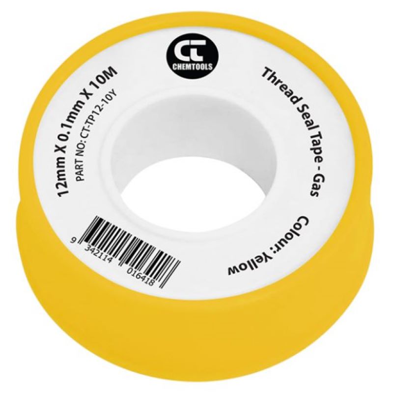 PTFE Thread Seal Tape (CT-TP12-10Y - 12mm x 10 Meter)