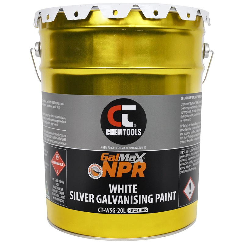 GalMax NPR White Galvanising Paint (CT-WSG-20L - 20 Litres)
