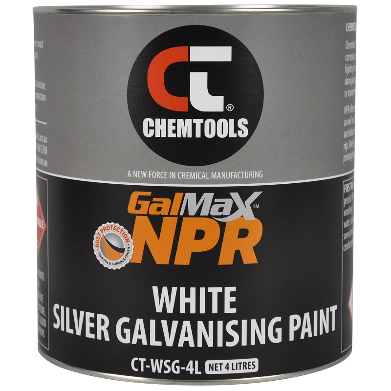 GalMax NPR White Galvanising Paint (CT-WSG-4L - 4 Litres)