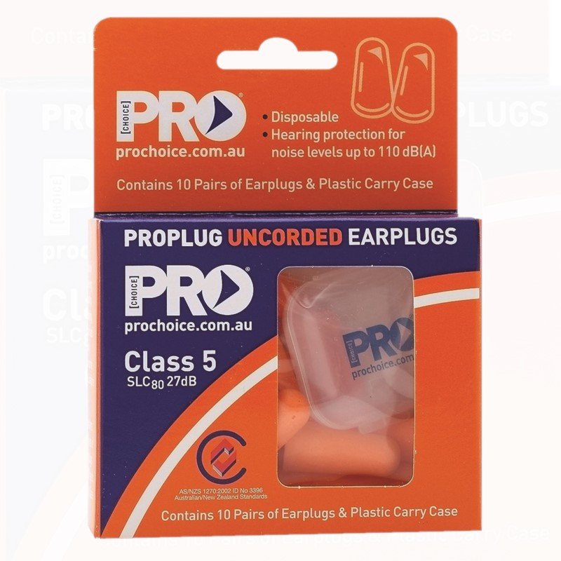 Probullet Disposable Uncorded Earplugs (EPOU-10 - )