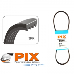3PK Ribbed Automotive Belt PIX