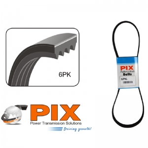 6PK Ribbed Automotive Belt PIX