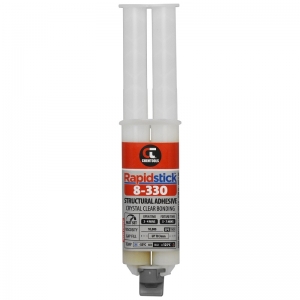 Rapidstick 8-330 Structural Adhesive (Crystal Clear Bonding, Fast Set)