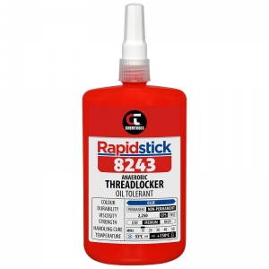 Rapidstick 8243 Threadlocker (Oil Tolerant, Blue)