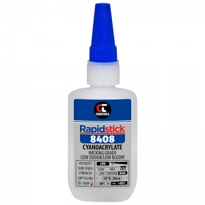 Rapidstick 8408 Cyanoacrylate Adhesive (Wicking Grade, Low Odour/Low Bloom)