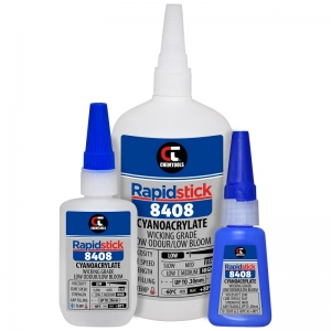 Rapidstick 8408 Cyanoacrylate Adhesive (Wicking Grade, Low Odour/Low Bloom)