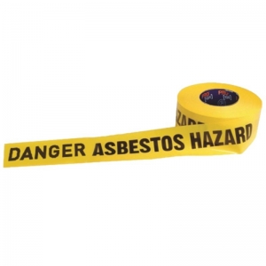 Danger Asbestos Barricade Tape - 300m x 75mm